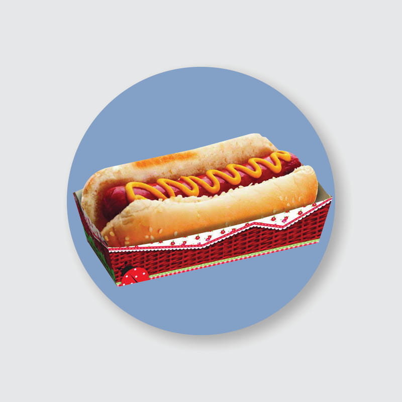 Custom Hot dog boxes
